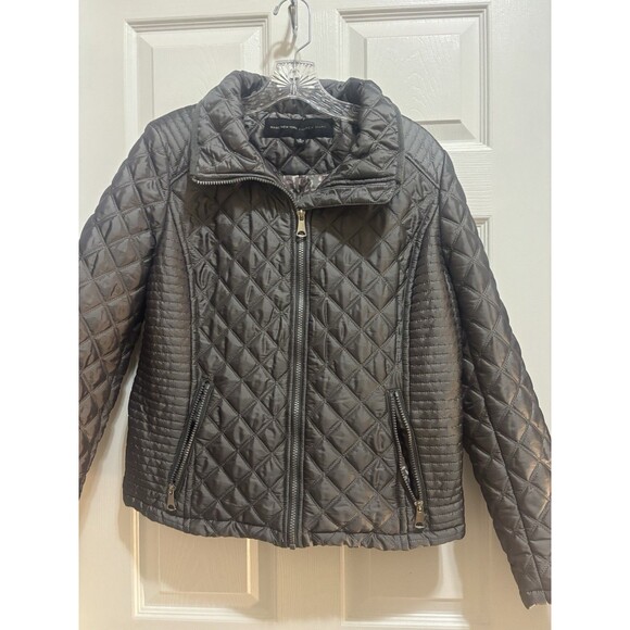 Andrew Marc Jackets & Blazers - Marc New York Andrew Marc Quilted Women’s Jacket Size M Full  Zip Coat EUC Gray